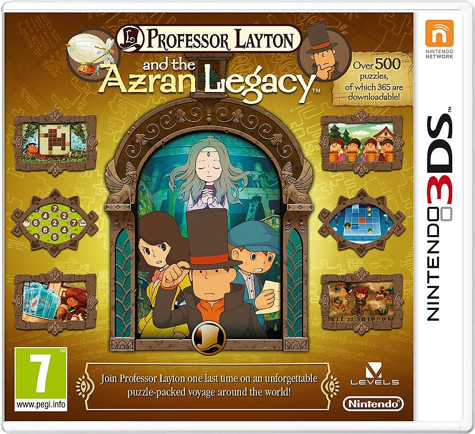 Svelata la cover Europea per Professor Layton and the Azran Legacy