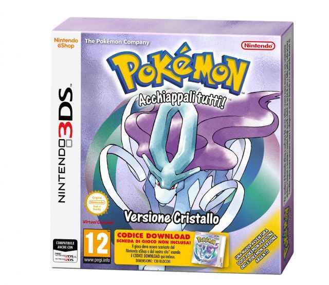 Pokémon Cristallo in arrivo sulla Virtual Console 3DS