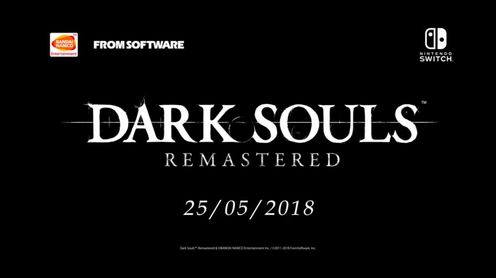 Annunciato Dark Souls: Remastered per Nitendo Switch