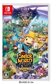 La copertina giapponese di The Snack World: Trejarers Gold per Switch