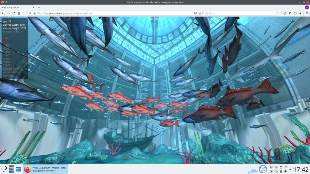 WebGL Acquarium