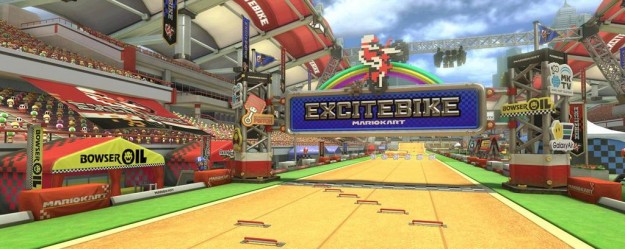 Annunciato il circuito di Excitebike nel DLC di novembre per Mario Kart 8