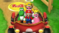 Box art ufficiale coloratissimo per Mario Party 9 